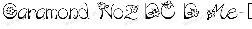 Garamond No2 DC D Me字体转换